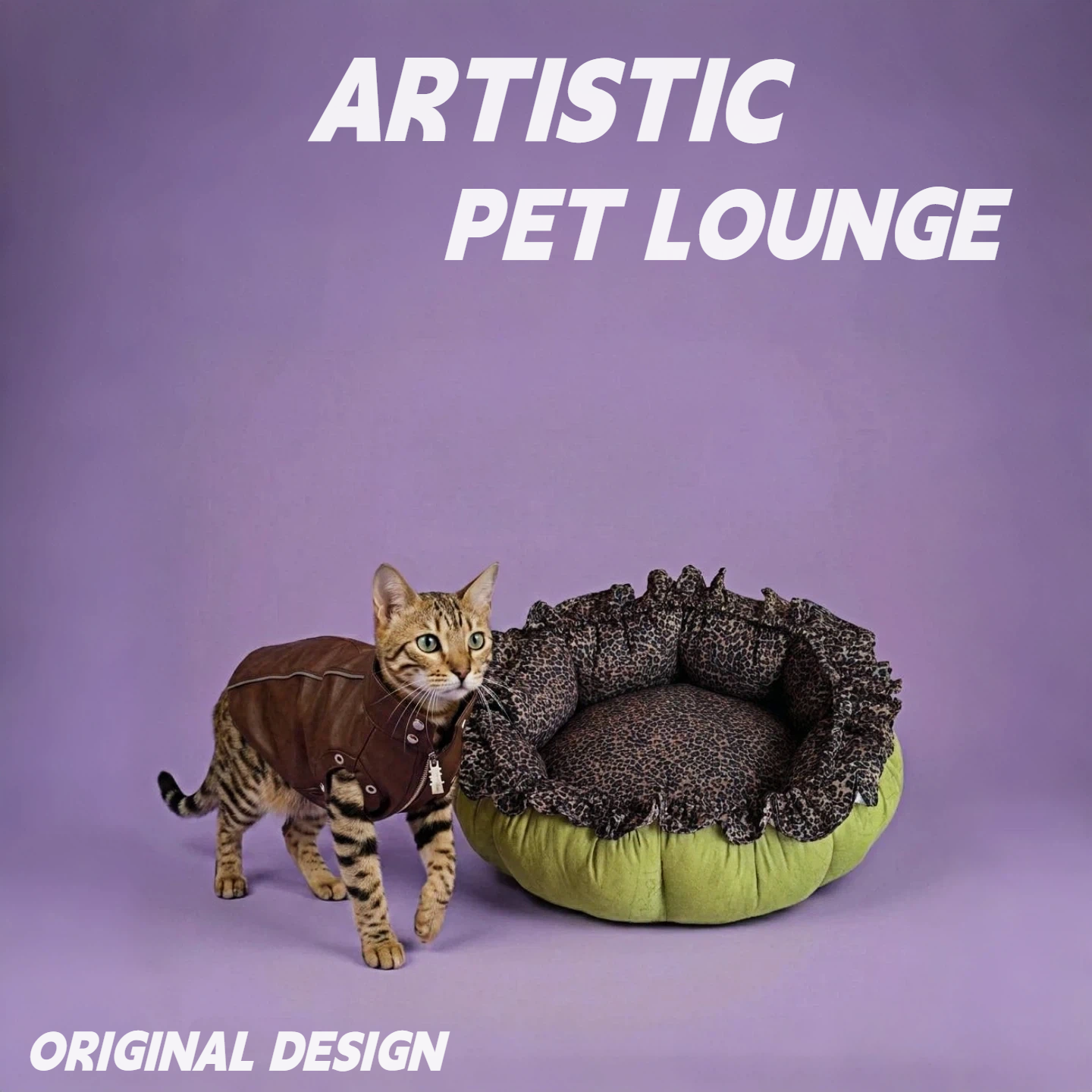 Pumpkin Pet Lounge Bed | PET ARTIST