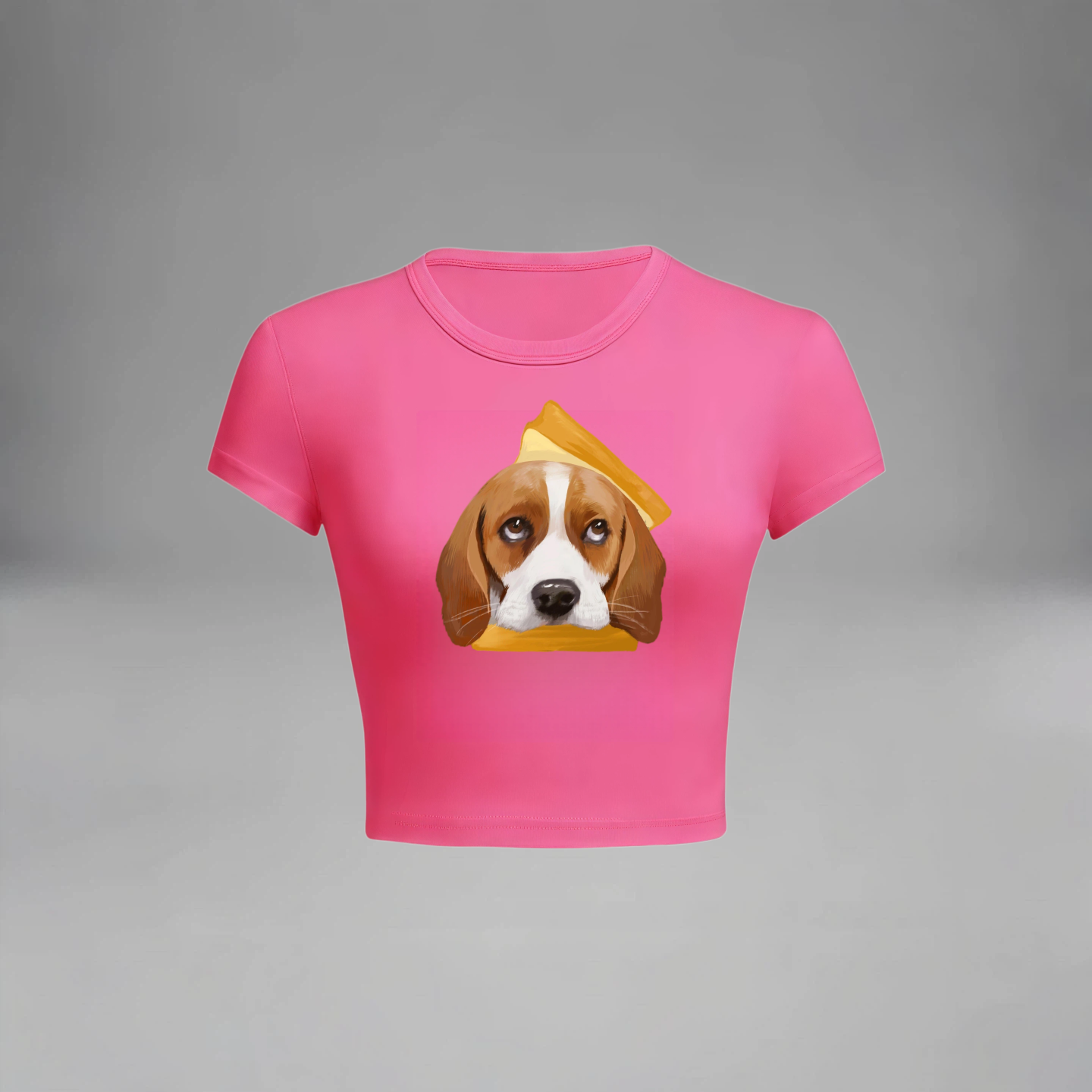 Custom Pet Face Crop Top for Women, Personalized Dog Cat Photo T-Shirt Cute Graphic Tee Slim Fit Short Sleeve Summer Top Gift for Pet Lovers