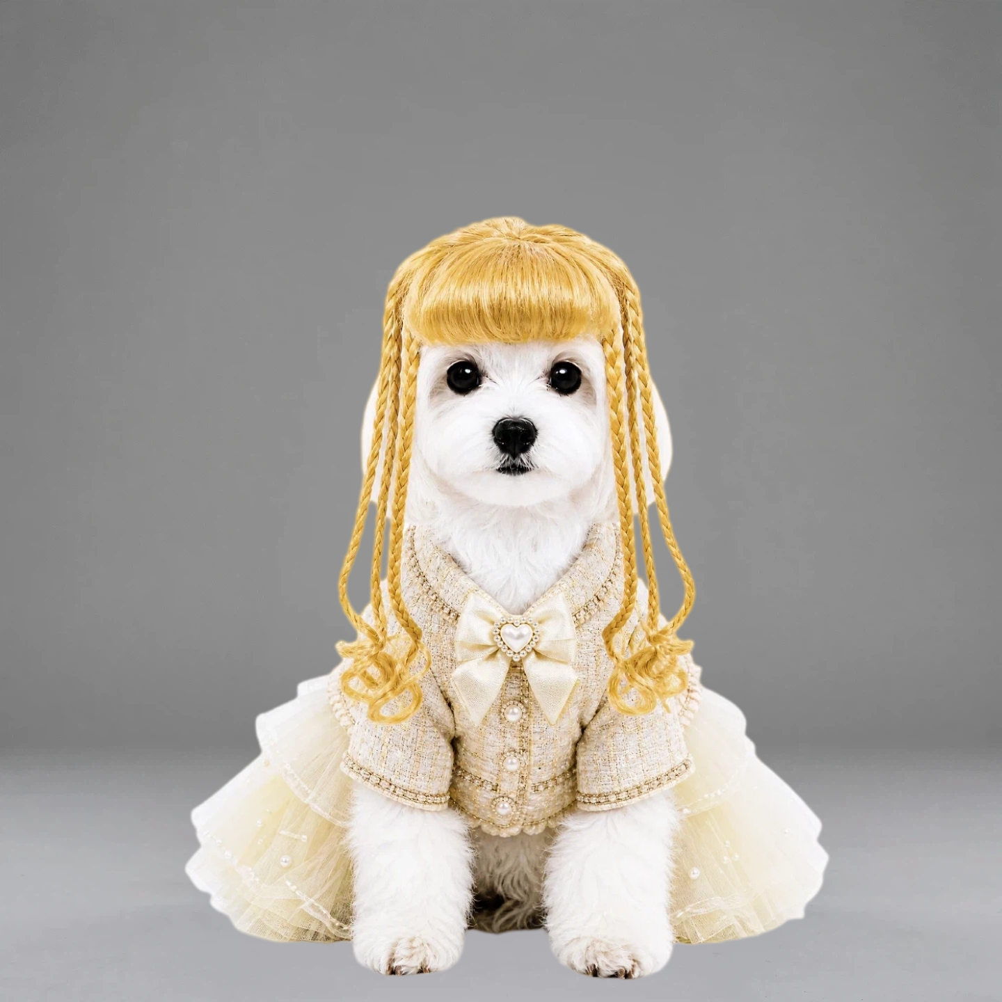 Gothic Braids Pet Wig | PET ARTIST