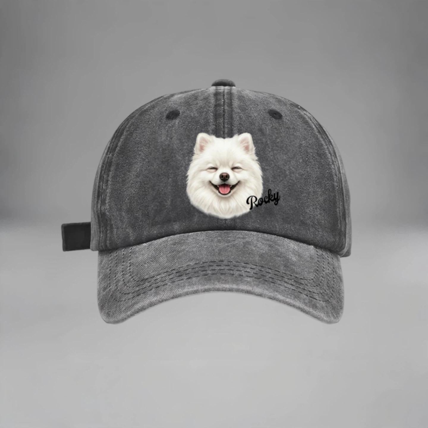 Personalized Pet Hat with Name & Photo • Cute Outdoor Cap
