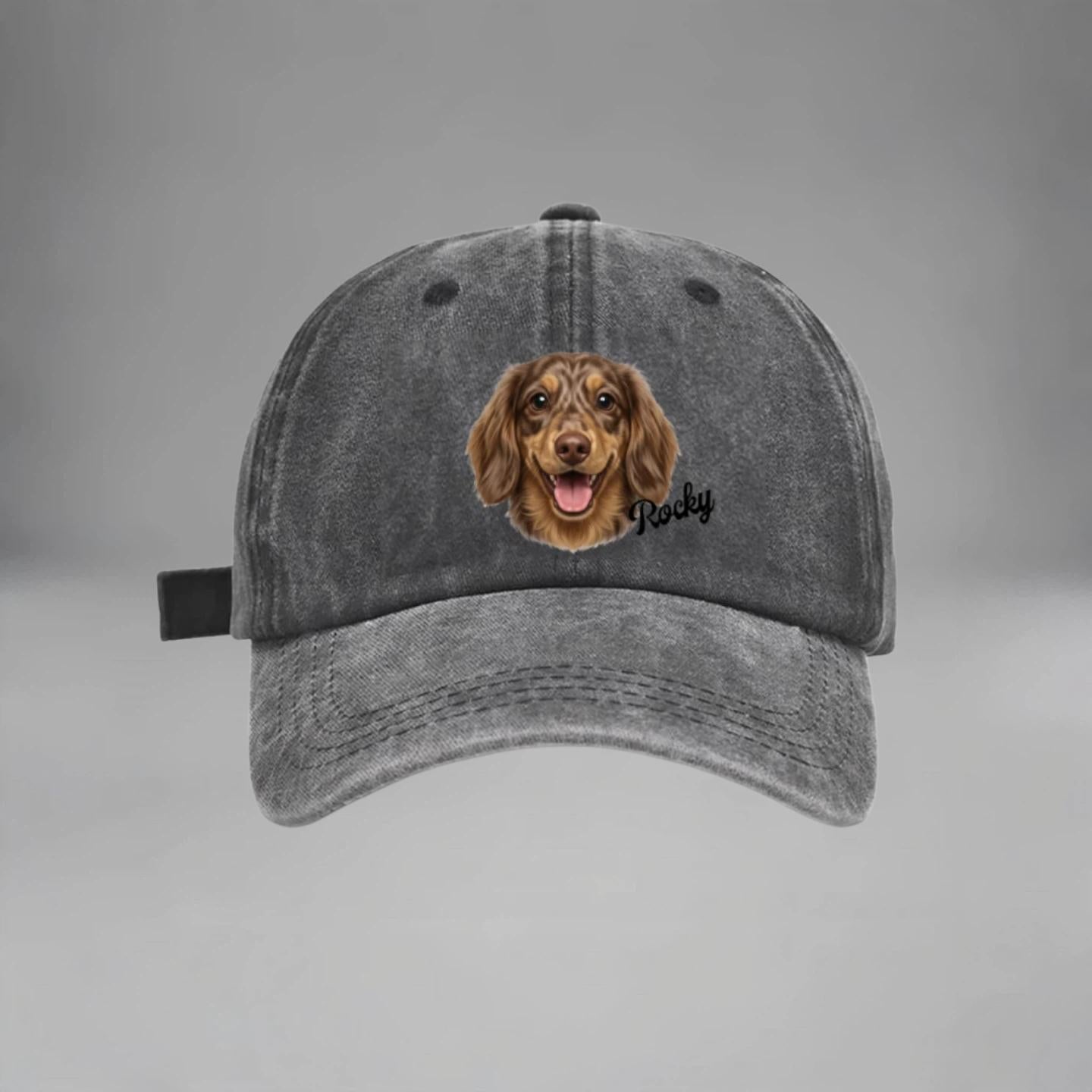 Personalized Pet Hat with Name & Photo • Cute Outdoor Cap