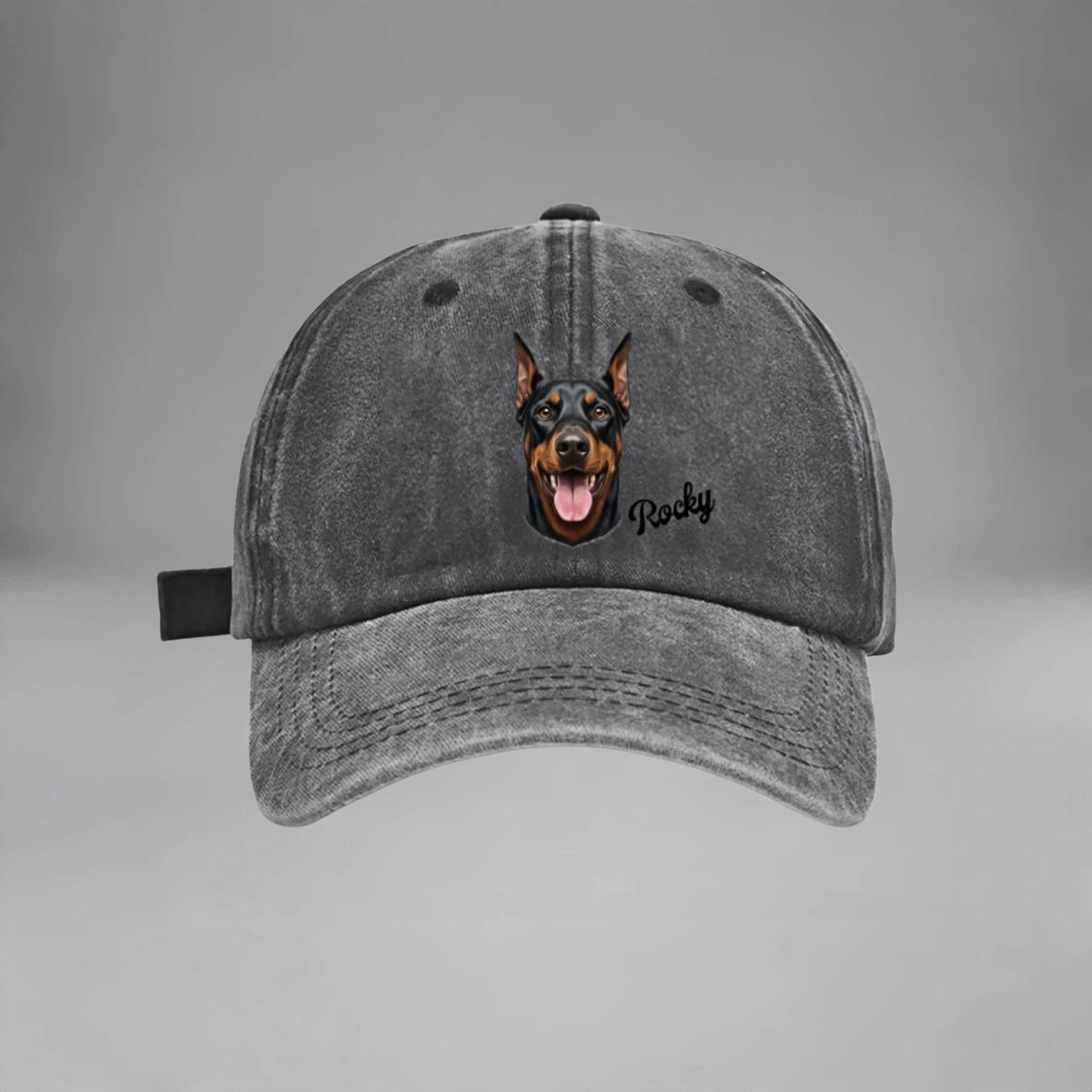 Personalized Pet Hat with Name & Photo • Cute Outdoor Cap
