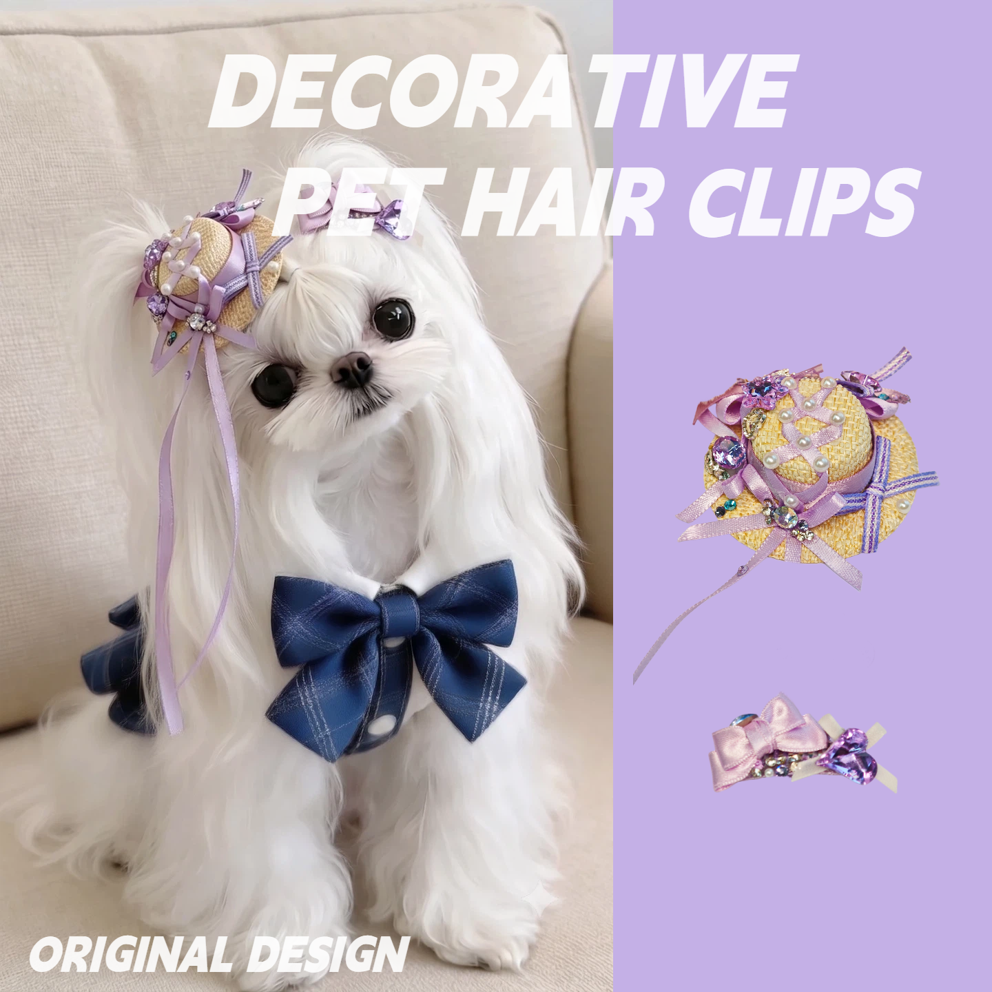 Garden Party Hair Clip Set | PET ARTIST