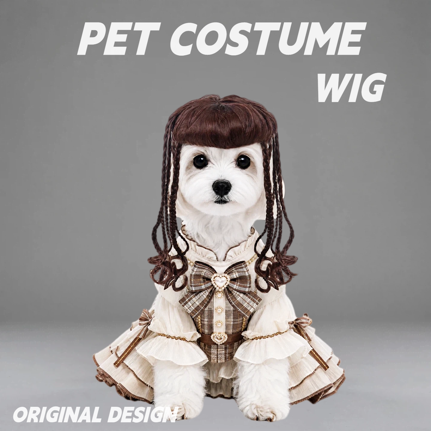 Gothic Braids Pet Wig | PET ARTIST