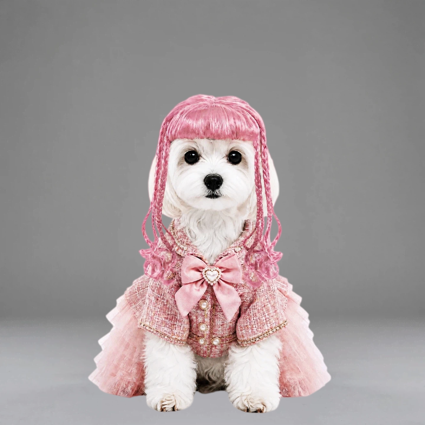 Gothic Braids Pet Wig | PET ARTIST