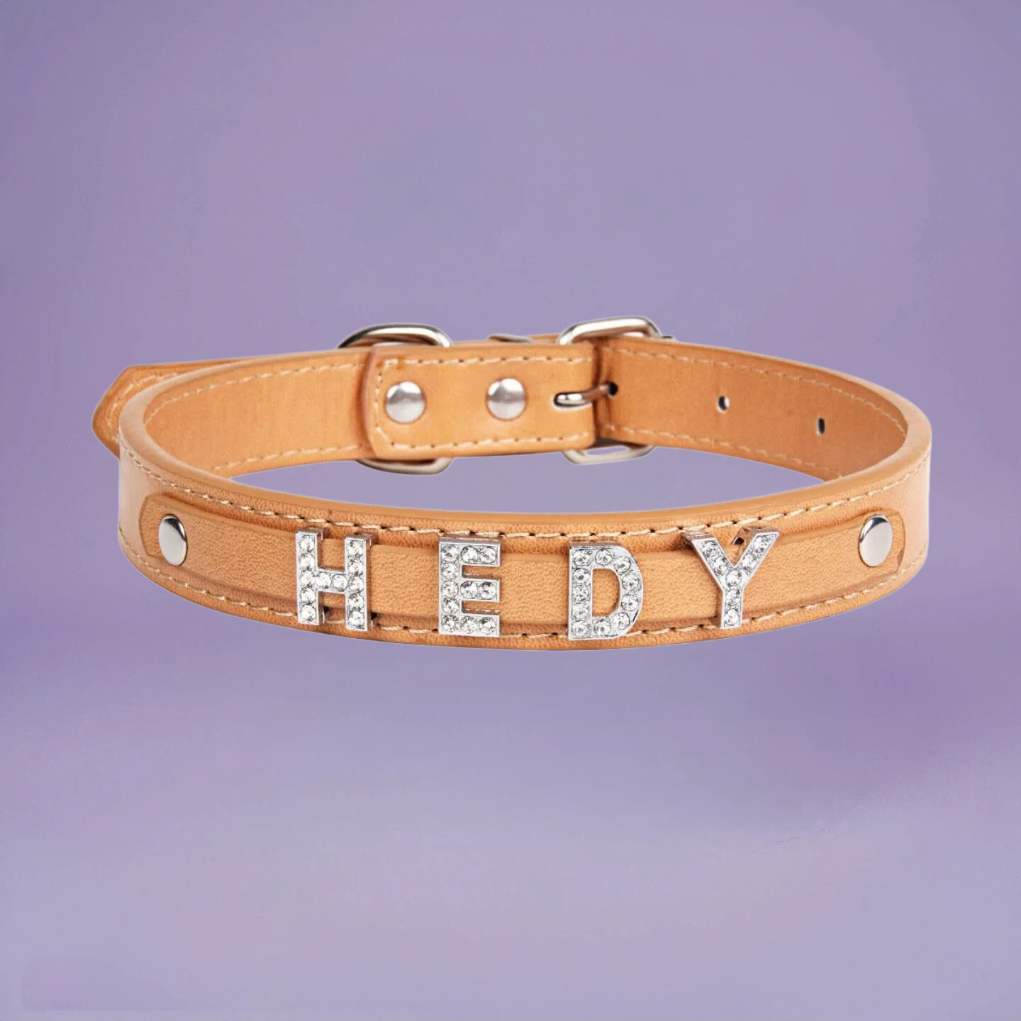 Rhinestone Statement Letter Collar | PET ARTIST