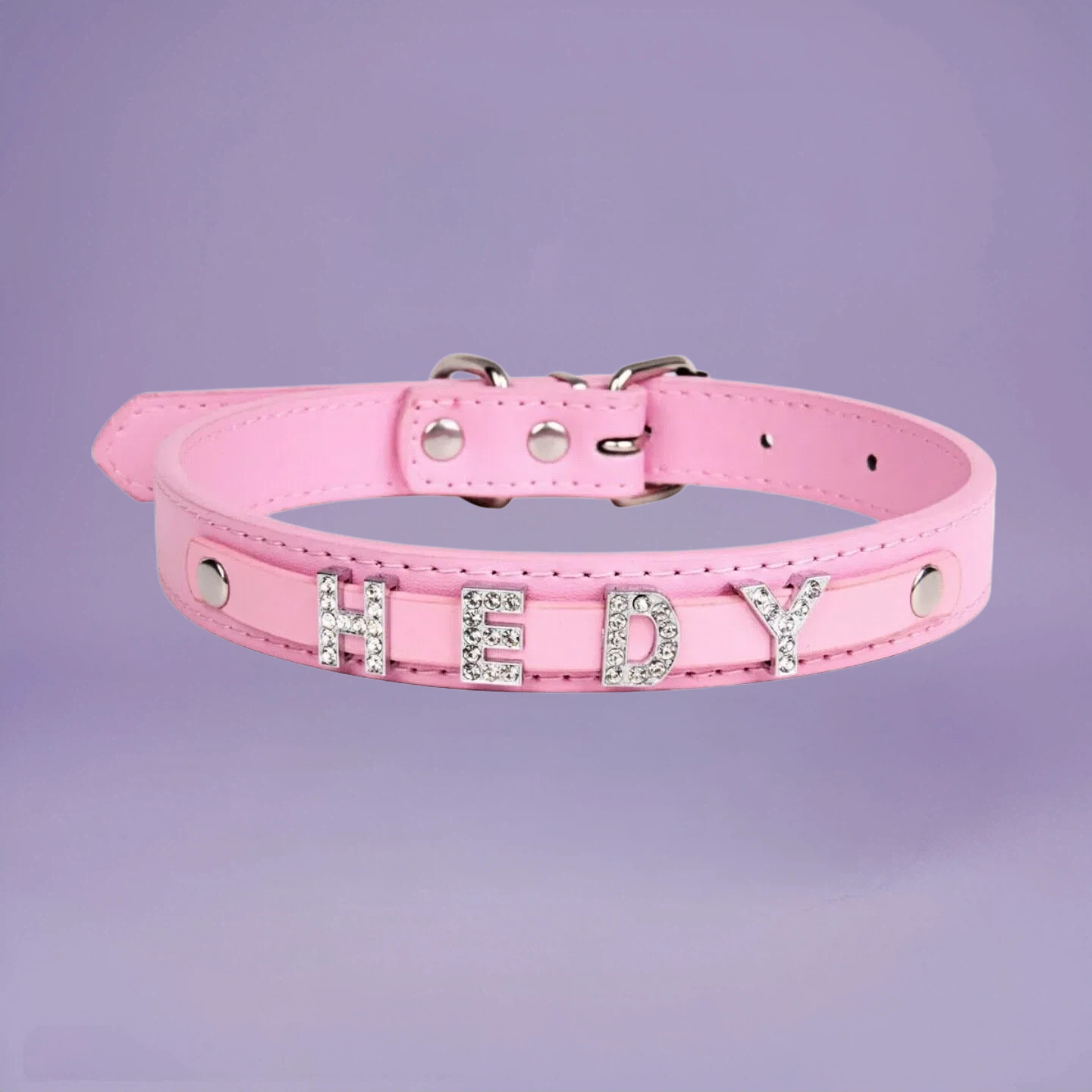 Rhinestone Statement Letter Collar | PET ARTIST