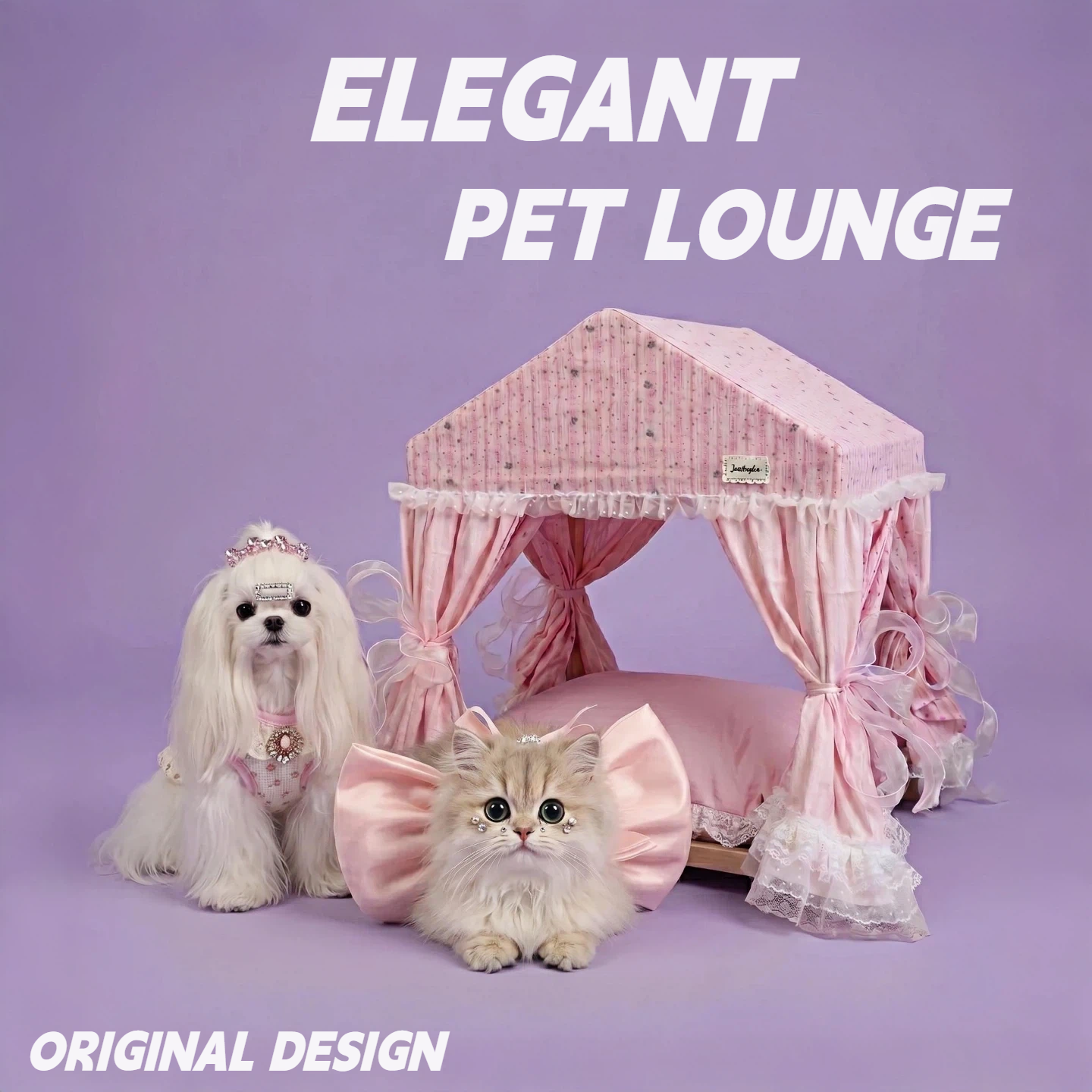 Whimsy Pet Canopy Bed | PET ARTIST