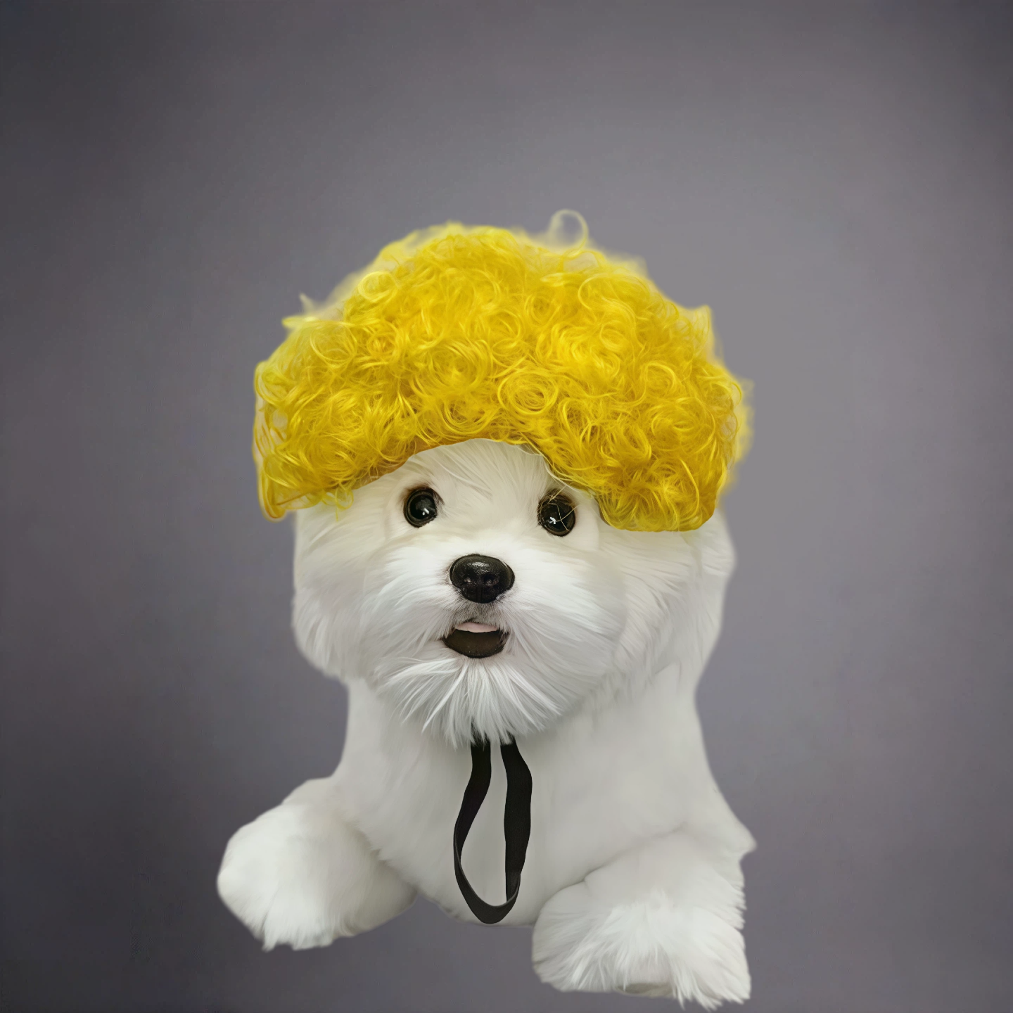 Pet Afro Wig for Dogs & Cats – Funny Curly Explosion Hair Costume for Cute Photos & Dress-Up