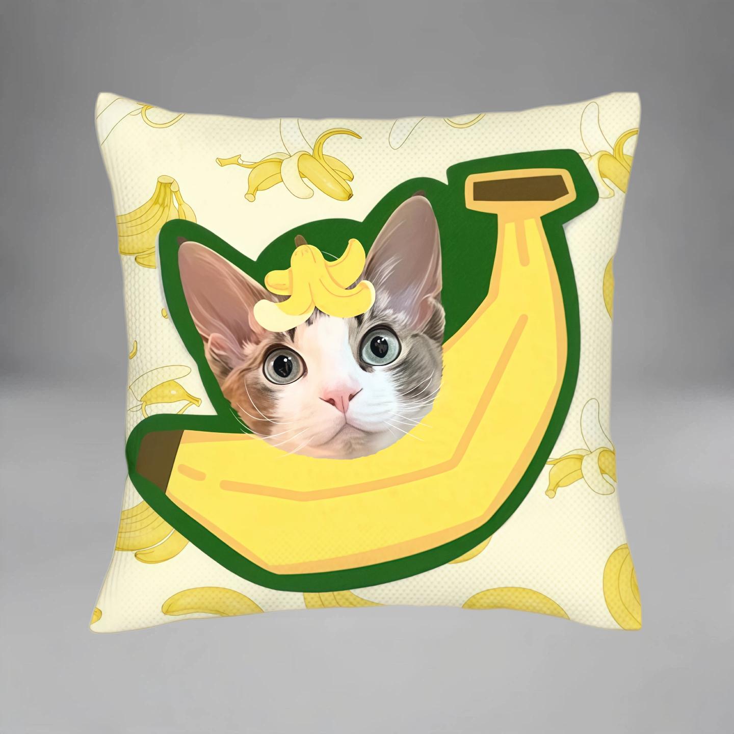 Custom Shaped Pet Pillow | Upload Your Pet Picture
